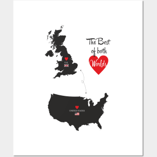 The Best of both Worlds - United States - United Kingdom Posters and Art